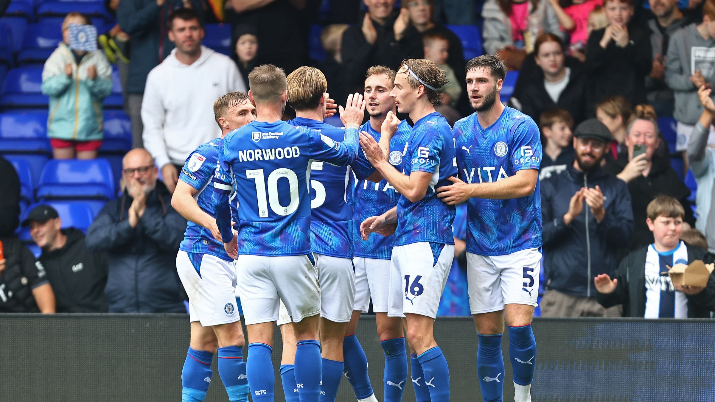 The squad after a win at Plough Lane